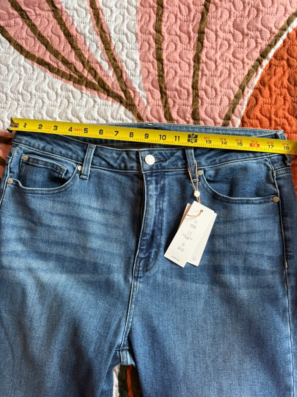NWT Quince High-Rise Straight-Leg Jeans - Picture 6 of 8